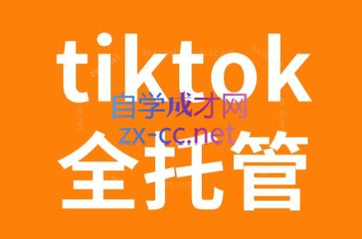 TikTok跨境电商全托管运营模式精品课-轻创网