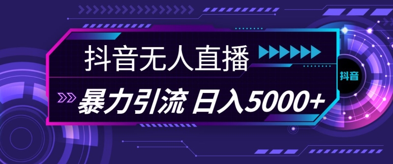 抖音快手视频号全平台通用无人直播引流法，利用图片模板和语音话术，暴力日引流100+创业粉【揭秘】-轻创网