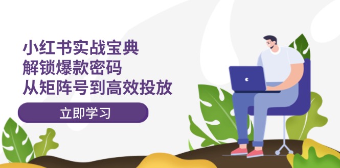 小红书实战宝典：解锁爆款密码，从矩阵号到高效投放-轻创网
