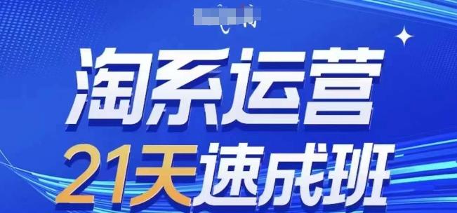 淘系运营21天速成班(更新24年7月)，0基础轻松搞定淘系运营，不做假把式-轻创网