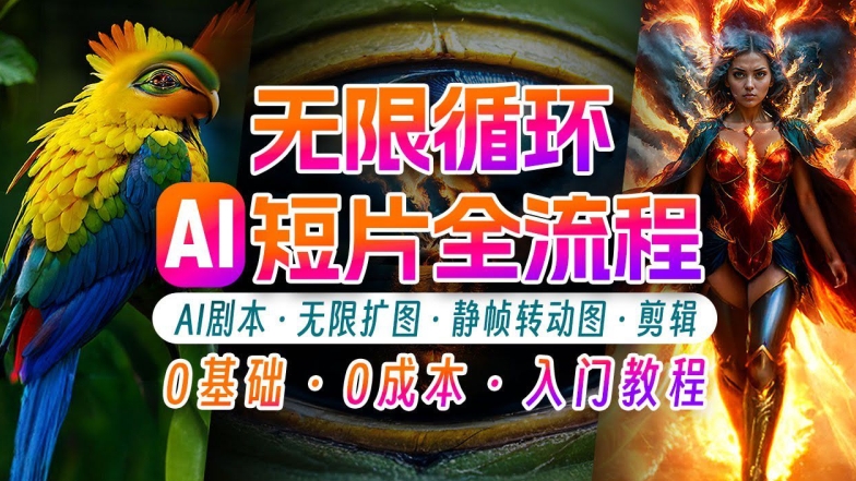 AI剪辑无限循环画面：新手轻松月入上万的秘技【揭秘】-轻创网