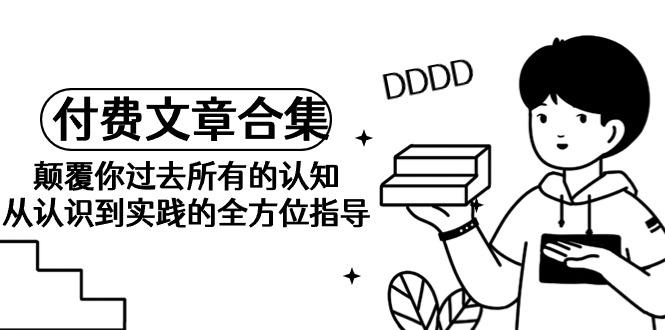(9646期)《某公众号付费文章合集》颠覆你过去所有的认知 从认识到实践的全方位指导-轻创网