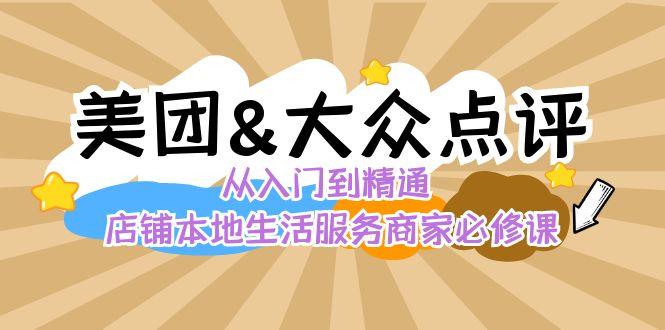 美团+大众点评 从入门到精通：店铺本地生活 流量提升 店铺运营 推广秘术 评价管理-轻创网