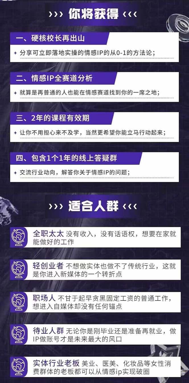 图片[1]-情感直播IP短视频全通大课，普通人的IP之路从情感赛道开始(18节-轻创网