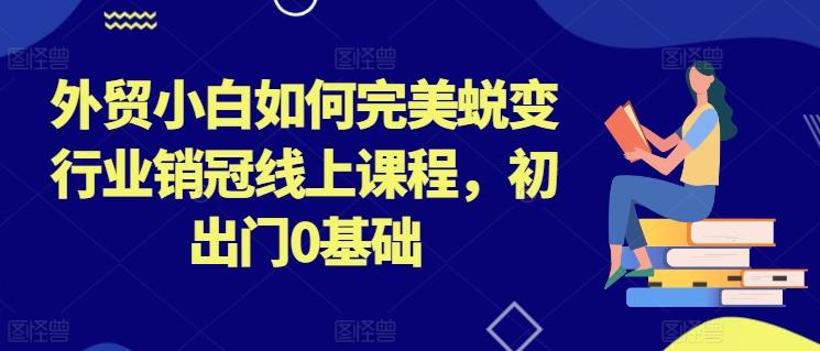 外贸小白如何完美蜕变行业销冠线上课程，初出门0基础-轻创网
