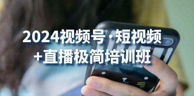 2024视频号·短视频+直播极简培训班：抓住视频号风口，流量红利-轻创网