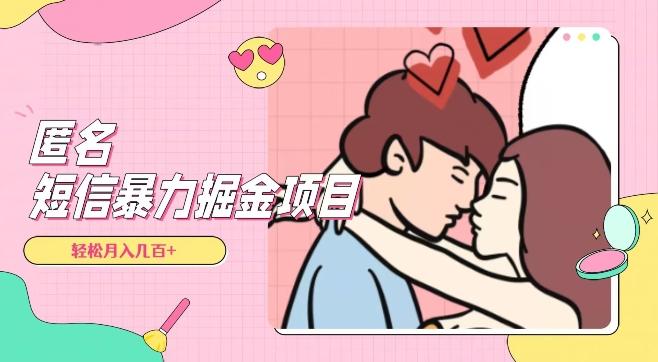 全网首发，揭秘超冷门匿名短信项目，通过信息差日入几百+【揭秘】-轻创网