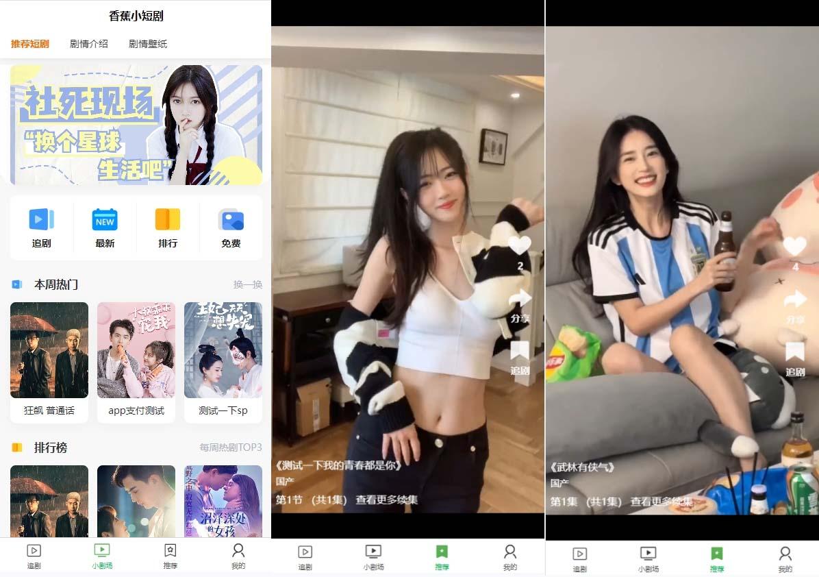 (8542期)小剧场短剧影视系统源码 全开源 带支付收益+会员机制+代理推广等模式【…-轻创网
